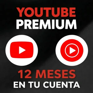 YouTube Premium – 12 Meses Plan Individual