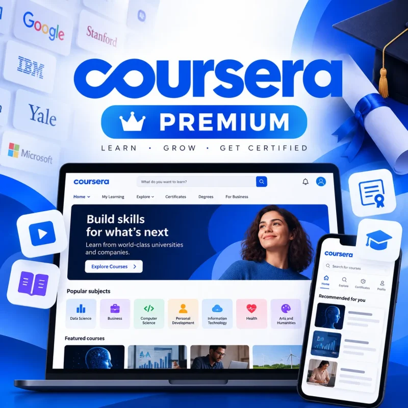 Coursera Premium 12 Meses